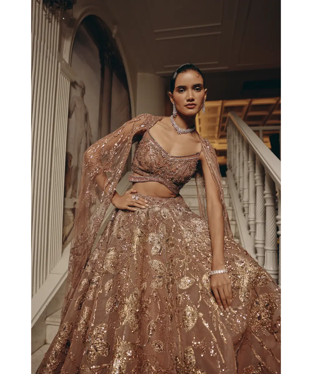 ADAARA COUTURE - Ethereal Dawn Lehenga